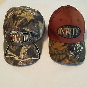 Set of National Wildlife Turkey Federation caps